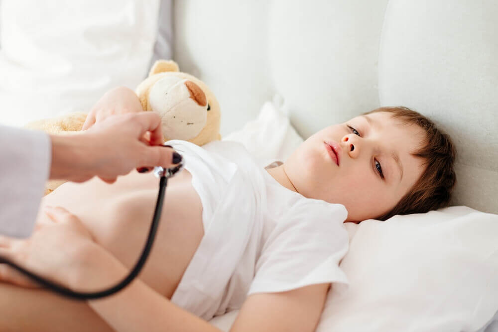 A sick child