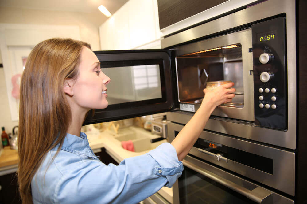 cook food in the microwave
