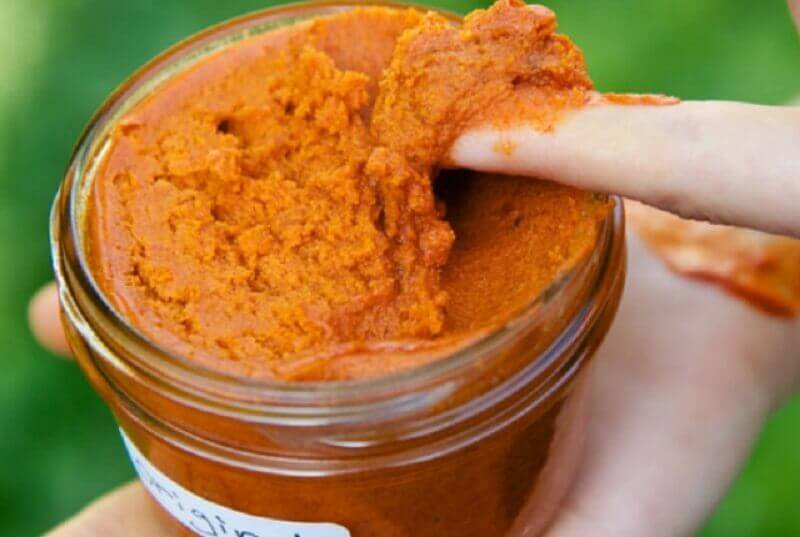 An ointment made from cayenne pepper, turmeric, and ginger