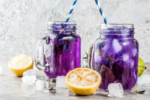 Some lemon and eggplant water.