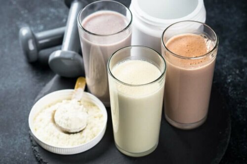 Some muscle milks by some weights.