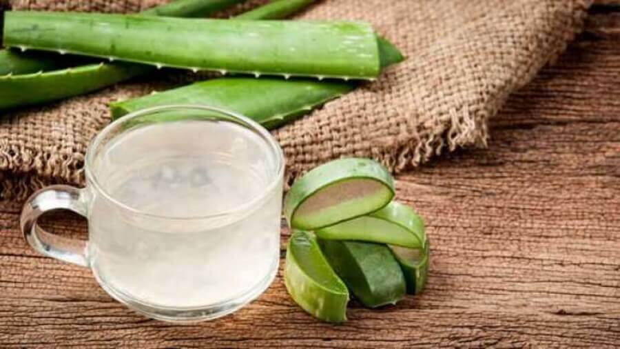Aloe vera drink which can be used to treat oesophagitis