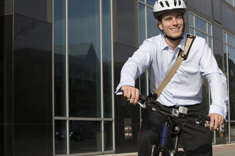 biking to work