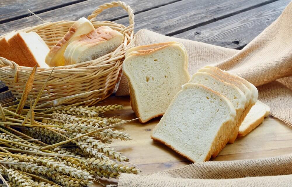 Small loaves of white bread.