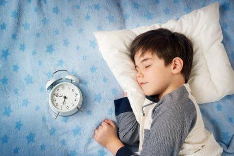 child sleeping peacefully