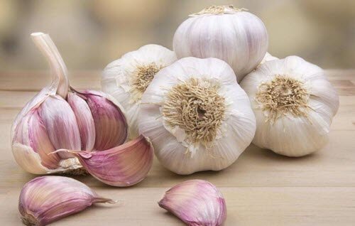 Knoflook om af te vallen