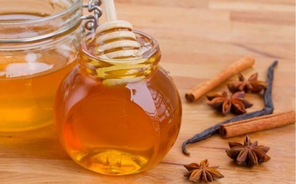 Honey tea.