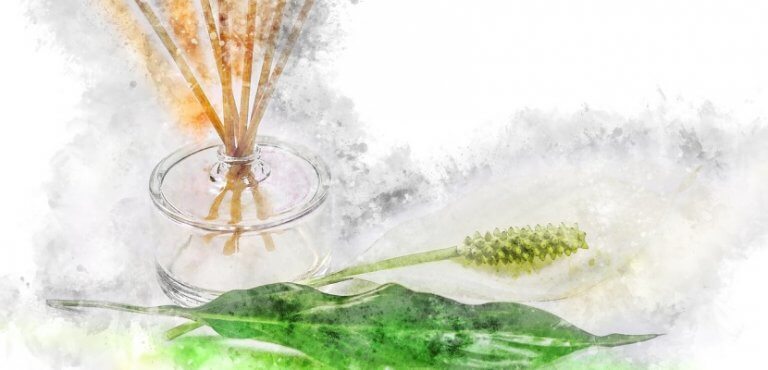 Schilderij van planten