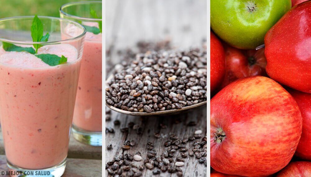Prune, Chia and Apple Smoothie to Regulate Your Intestine