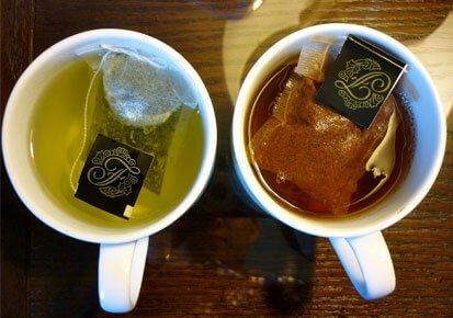 Green tea to stimulate blood flow.