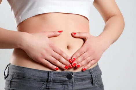 A woman with improved digestion.