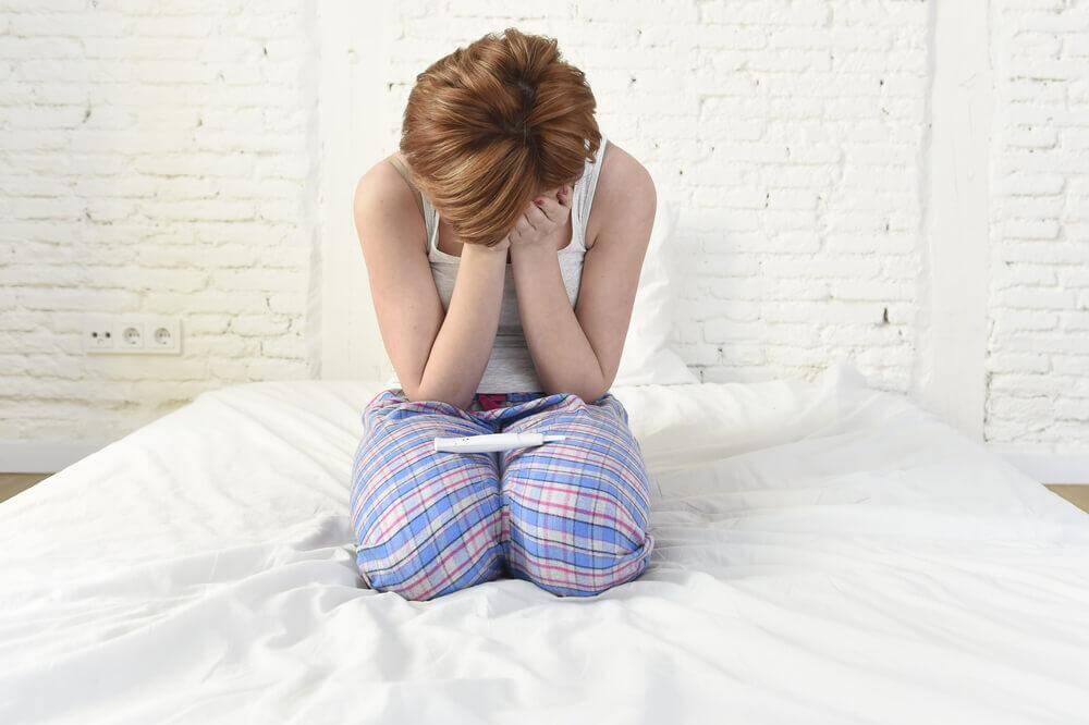 woman struggling with infertility