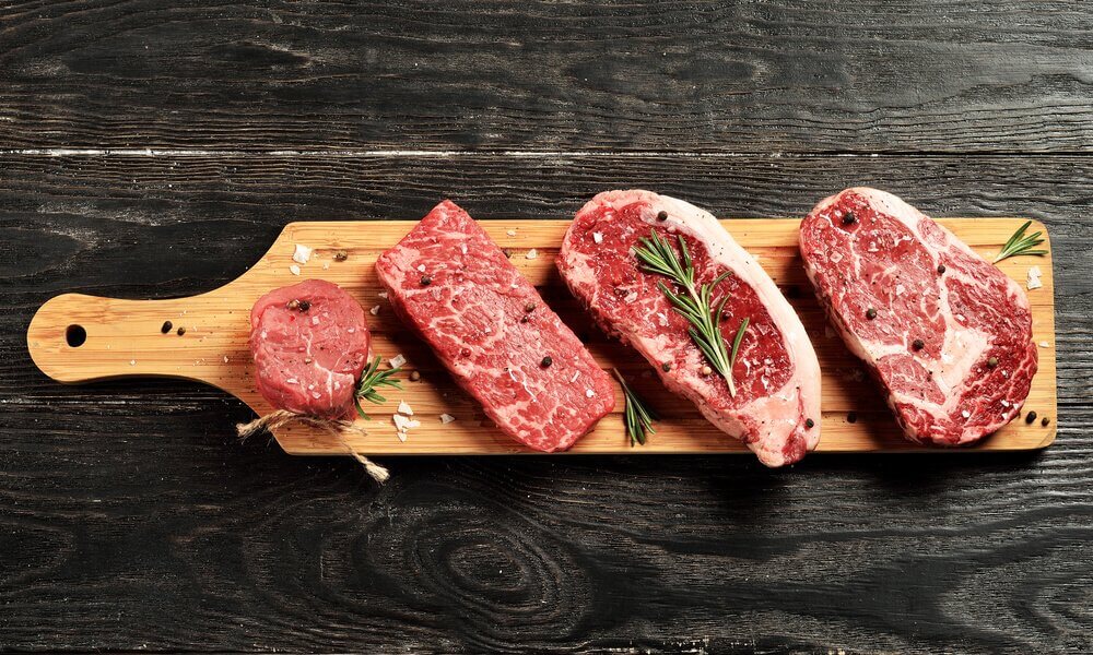 Meat on a cutting board