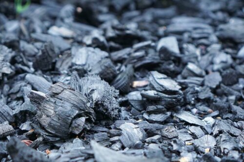 Some natural charcoal that can help get rid of bad odors.