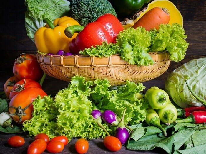 Vegetables and healthy food