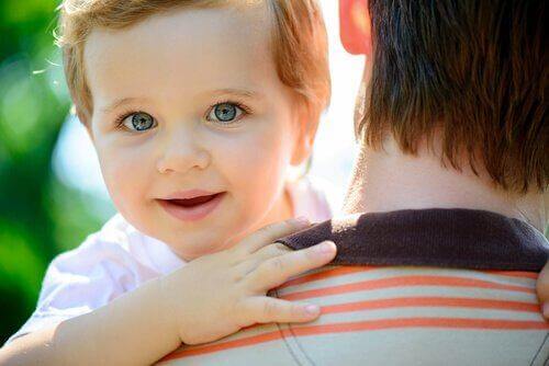 baby with dad