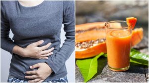 Papaya, Green Tea, and Aloe Vera for Bloating