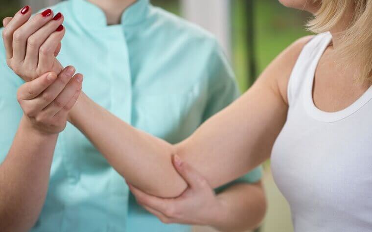 Woman with bone pain