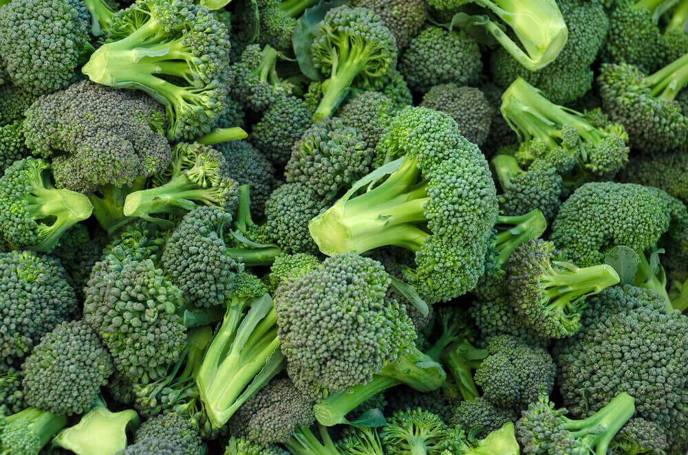 Broccoli florets.