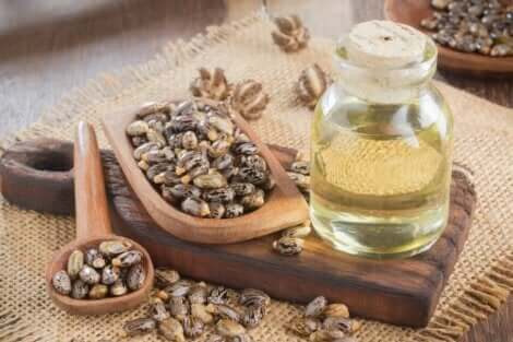 A jug of castor oil.