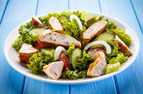 Chicken Caesar salad