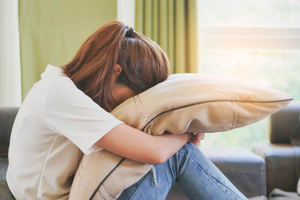 teenager affected by bullying