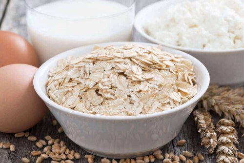 A bowl of oats