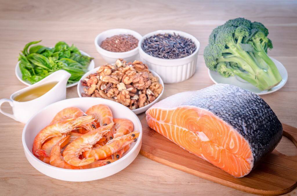 Eating omega 3 to keep your arteries healthy.