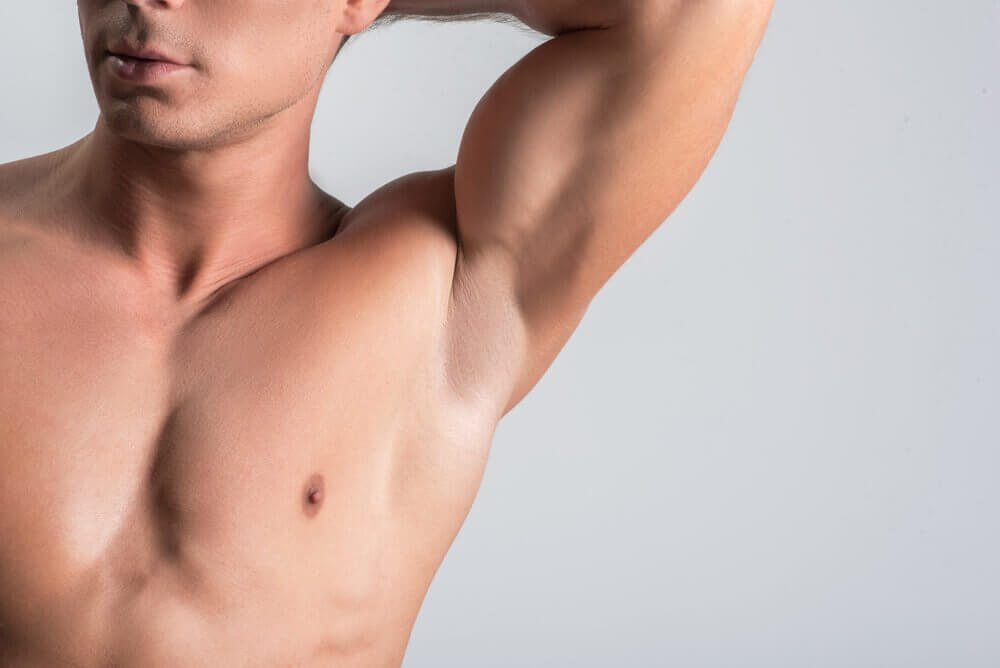 Deodorant with the alum stone.