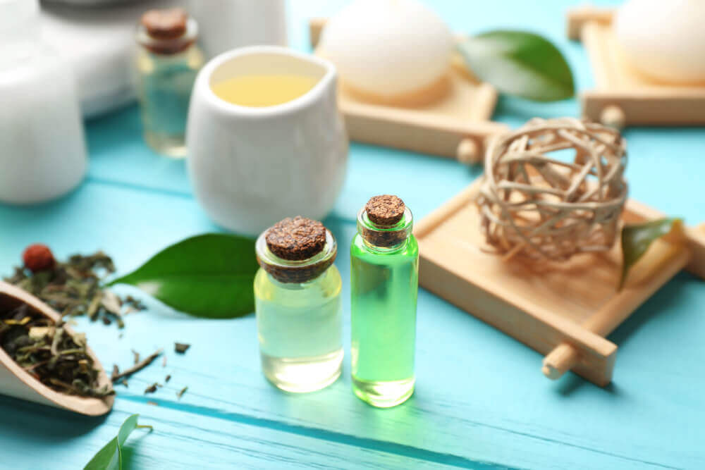 Some tea tree oil to fight ticks and fleas.