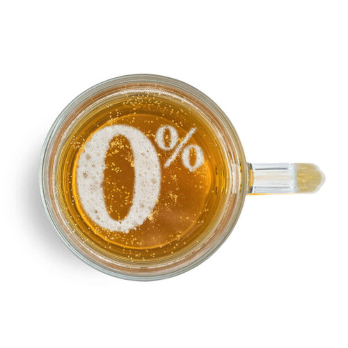 A zero alcohol beer.