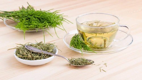 Different herbal teas.