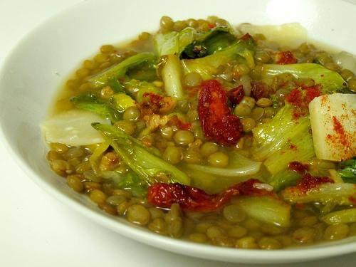 lentils with vegetables