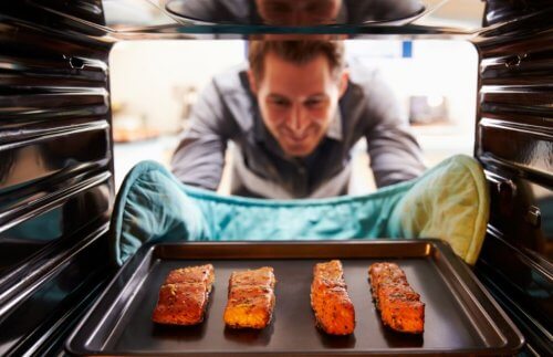 Baked salmon
