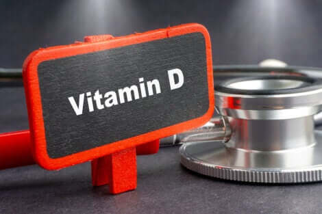 A digital representation of vitamin D.