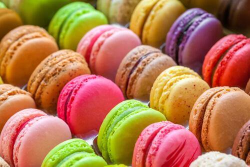 French macarons.