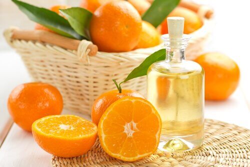 appelsiner og olie til at beskytte dit hår mod solen