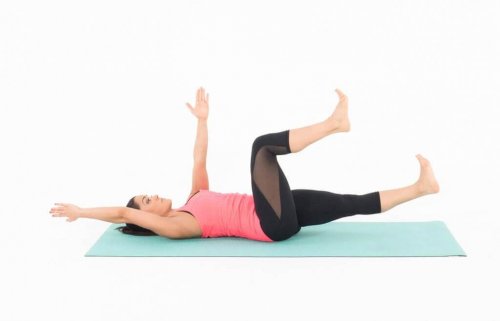 Dead bug to train your abs.