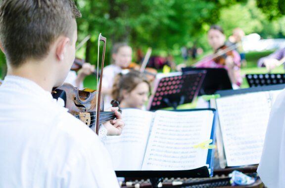 Een orkest op je bruiloft