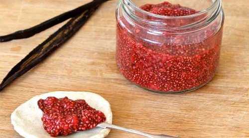 Berry and chia jam.