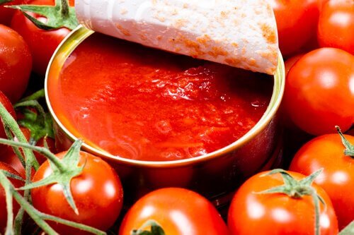 Canned tomato.