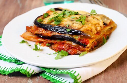 Eggplant lasagna.