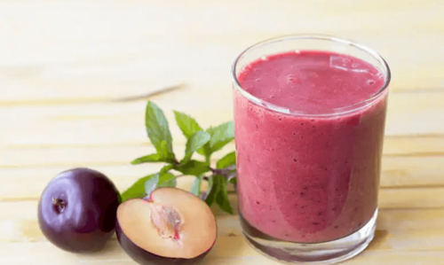 Fennel seed and plum shake.