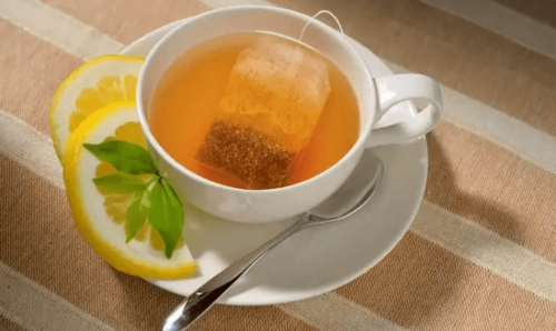 A cup of fennel seed tea.