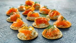 Smoked Salmon Blinis with Tartar Sauce Recipe