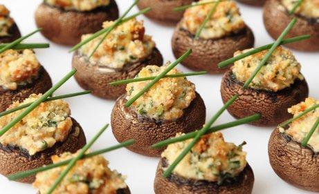 Stuffed mushrooms.
