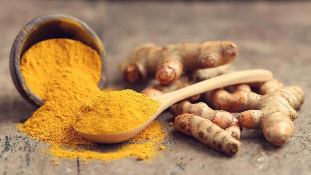Fresh turmeric and ginger.