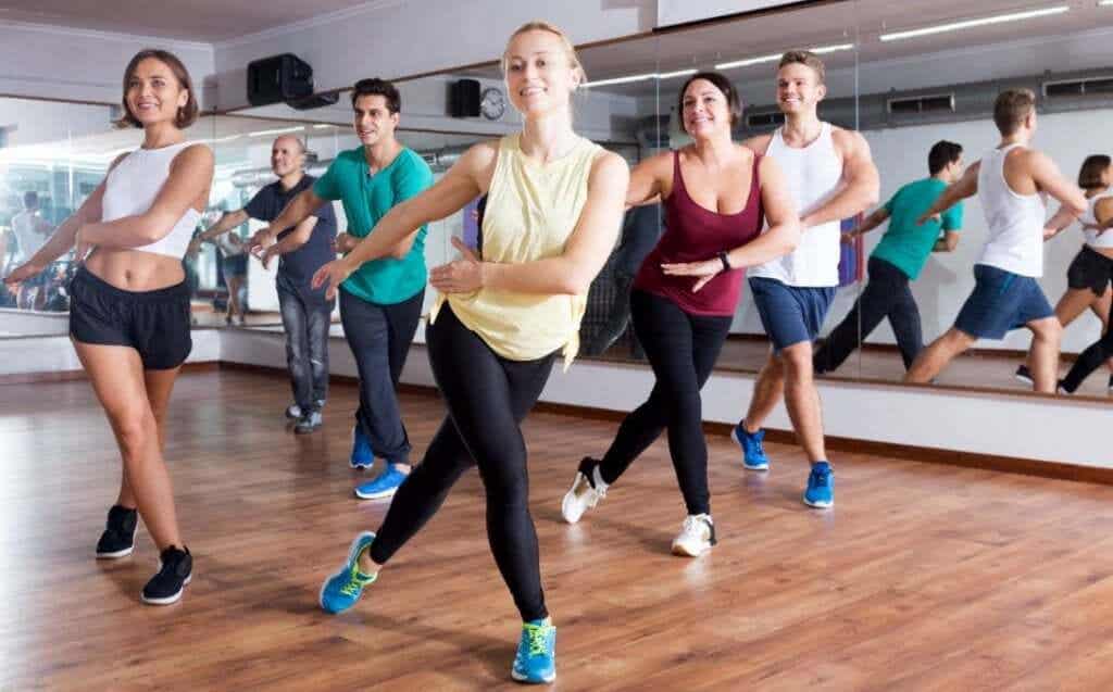 Zumba class.