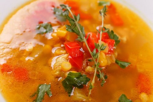 Tlalpeno soup is delicious.
