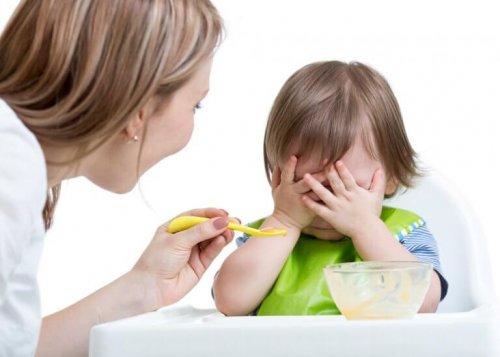 Many kids don't want to eat.